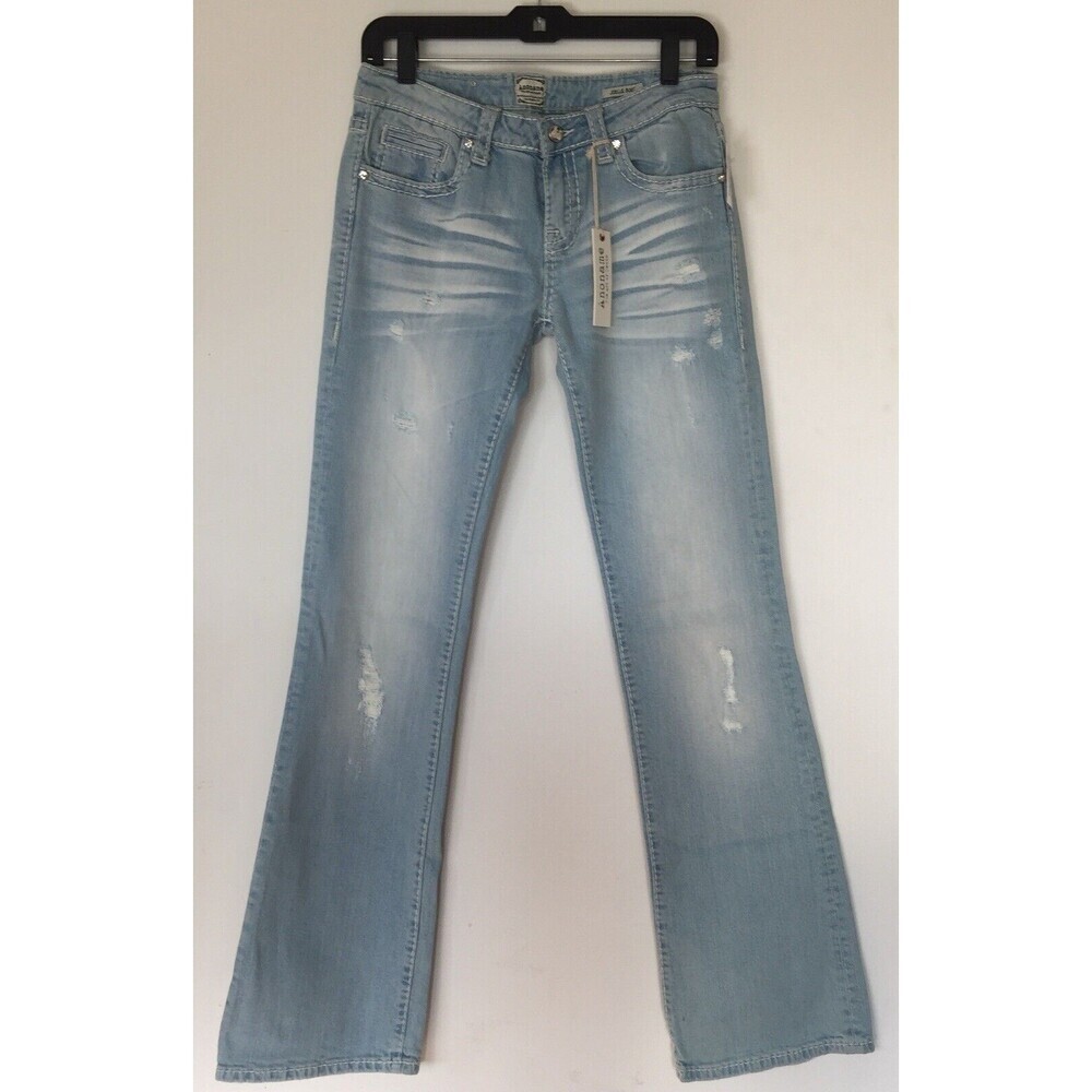 ANONAME Light Blue Ripped‎ Jeans Women's  Size 28  Joelle Boot  Msrp $110